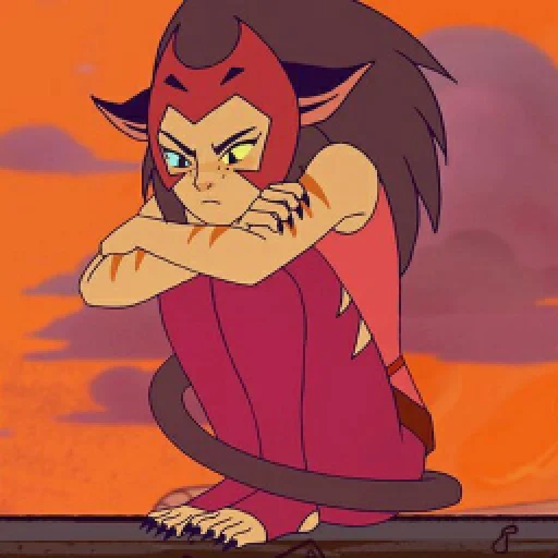 catra, anime, foin ador, catra shira, princesse invincible shi-ra