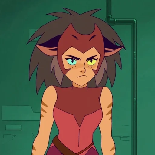 anime, catra 1985, chipped catra, shira invincible princesses 2020, shira invincible princesses season 5