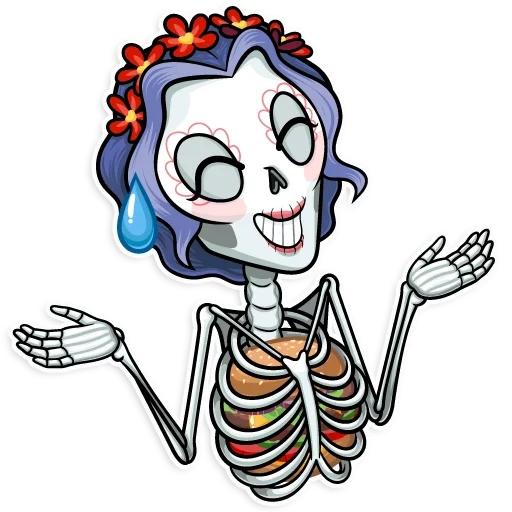 skeleton, katrina, calavera, katrina calavera