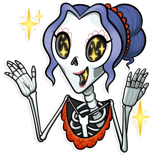 anime, katrina, calavera, trío calaveras, calavera katrina