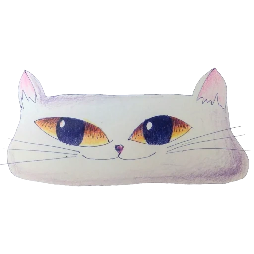 gato, cat, cara de gato, gato de cara plana, juguete almohada gato 3d