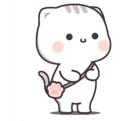 kawaii, katiki kavai, kitty chibi kawaii, gambar chibi yang lucu, gambar kucing lucu