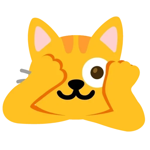 emoji de gato, mezcla de emoji, gatito sonriente, el gato emoji se ríe, cats emoji de android
