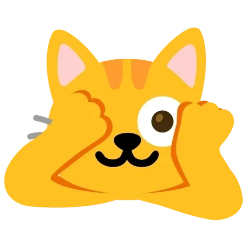 expression de chat, mélanger les couleurs du pack d'expression, chat souriant, expression chat riant, expression chat pour android