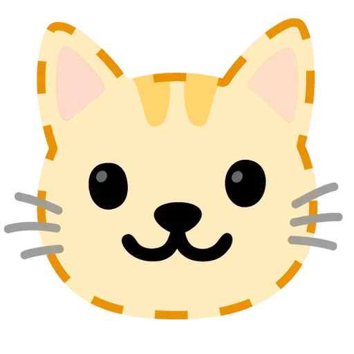 lächeln kat, katze emoji, katze mündung, lächle katze, das grinsende katzen emoji