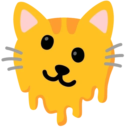 emoji kucing, kucing tersenyum, smiley kitty, kucing emoji tertawa, kucing emoji android