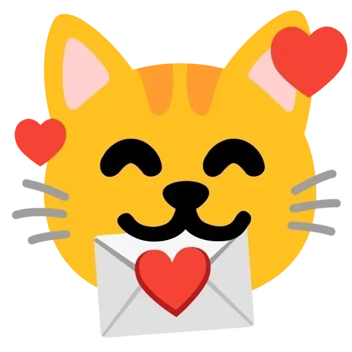 emoji, eine katze, katze emoji, emoji cat lacht, emoji in eine katze verliebt