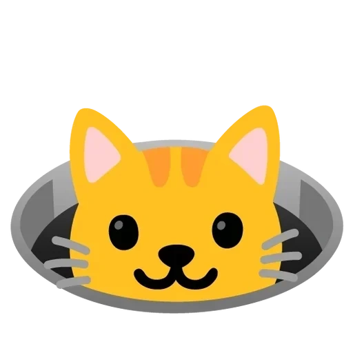 gatto, gatto, sorridi kat, emoji di gatto, the grinning cat emoji