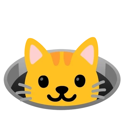 gato, gato, sonrisa kat, emoji de gato, el emoji de gato sonriente