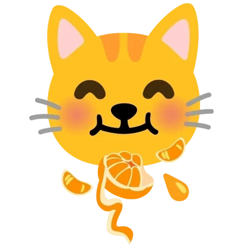 sonrisa kat, gato emoji, sonreír gato, gatito sonriente, el emoji de gato sonriente