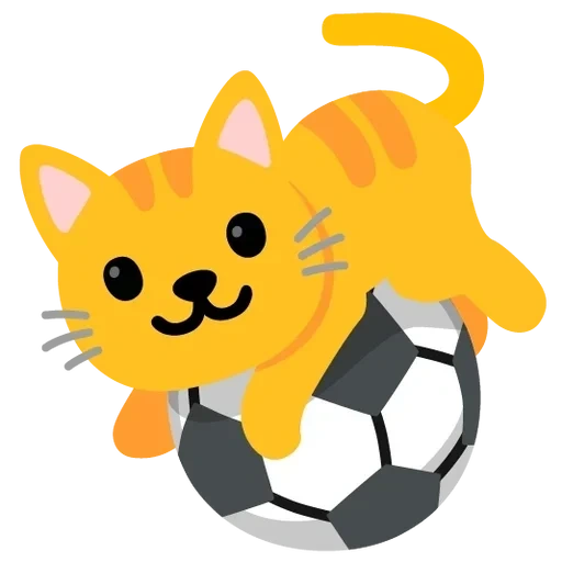 katze, katzen, katze, tiere, fußball