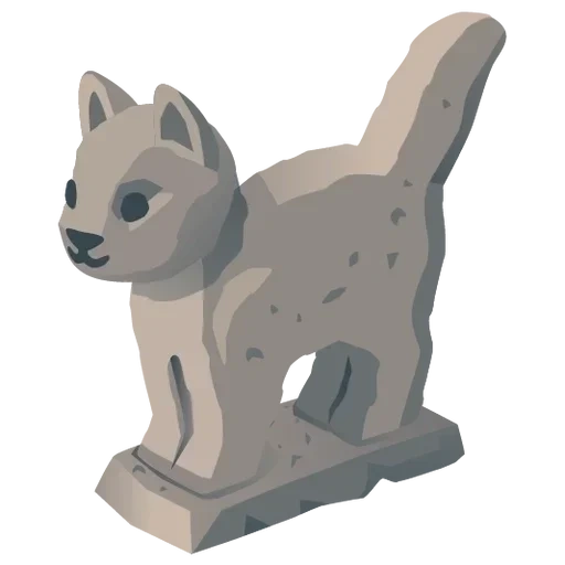 sosok kucing lego, figur kucing lego, white lego cat hollow, lego minifiguri cat, kucing itu adalah lukisan kayu
