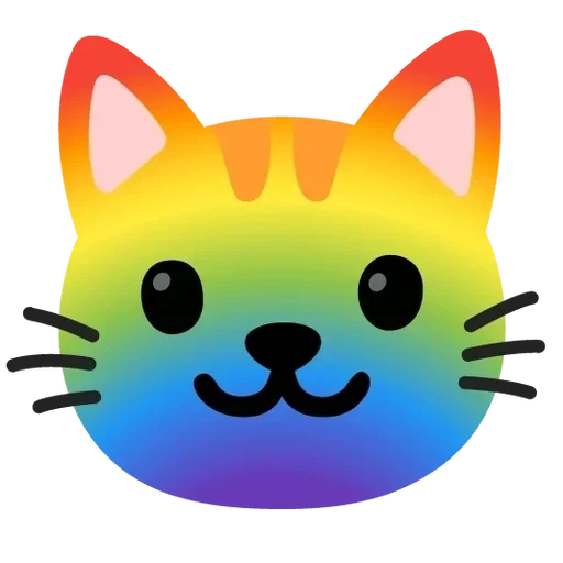 twitter, sorridi kat, emoji di gatto, smiley kitty, the grinning cat emoji