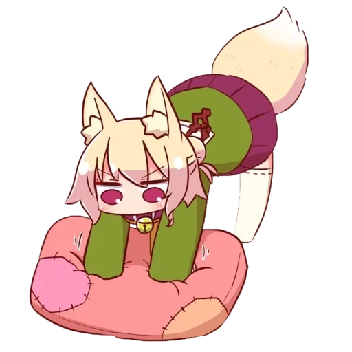 kemomimi, fox girl, кемомими чан