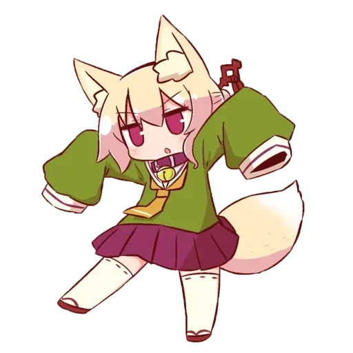 kemomimi, fox girl, kemomimi chan