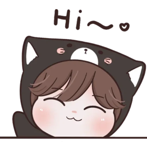 anime, chibi tian, chibi bts, anime neko, daimaru chen chibi