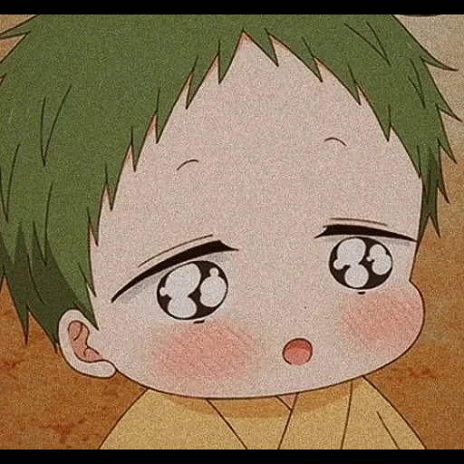 figure, anime baby, anime drôle, anime garçon mignon, gakuen babysitters kotaro