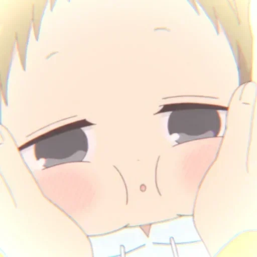 anime, anime cheeks, anime baby, personnages d'anime, école baby-sitter anime