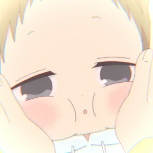 anime, anime cheeks, anime baby, anime charaktere, schule babysitter anime