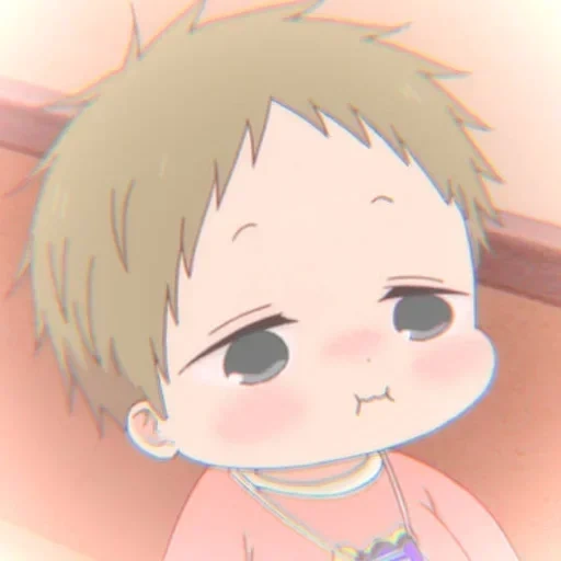 anime cheeks, anime baby, kotaro kashima, kindermädchen in der schule von otaro, kindermädchen in kotharo kashima