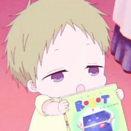 imagen, niños de anime, bebé de anime kotaro, niñeras escolares kotaro, anime kotaro es pequeño