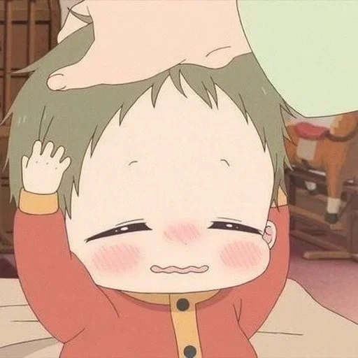 gambar, anime lucu, kotaro baby, karakter anime, anak laki laki anime yang cantik