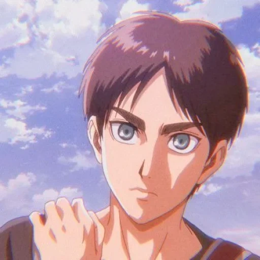 eren yeger, le visage d'eren yeger, l'attaque des titans eren, titan eren yeger, titan attack eren yeger