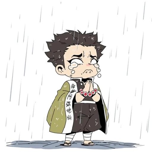 ishimaru chibi, anime divertente, i personaggi degli anime, gyomei himejima chibi, lama intarsiata gemei