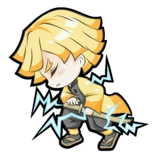 anime, genos chibi, anime chibi, gambar anime, stiker zenitsa agsuma chibi