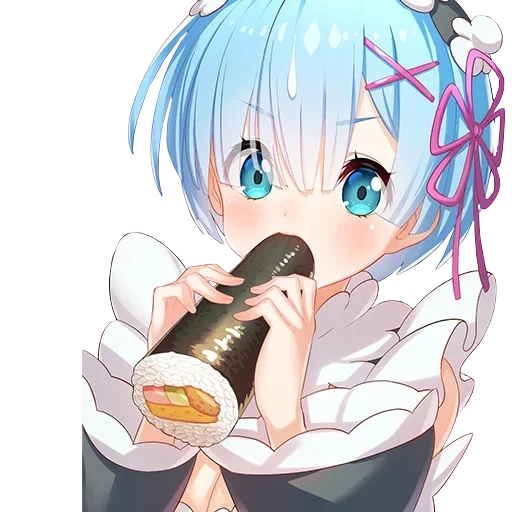 аниме арты, rem re zero, рем рен аниме, аниме девушки, персонажи аниме