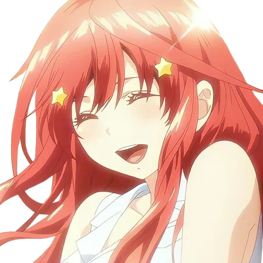 nakano itsuki, anime cinco novias, un montículo de cinco novias, toubun no hanayome, chica de anime pelirroja