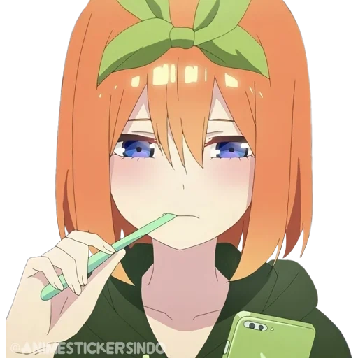 gotoubun, anime go, yuna yotsuba, yotsuba nakano, gotoubuno no hanayome