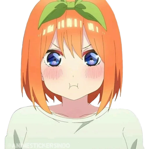 lovely anime, yotsuba nakano, anime characters, gotoubun no kimochi, yotsuba nakano screenshots