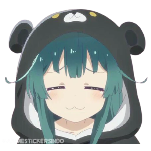 anime kuma, anime yang lucu, eunice viridis, karakter anime, kuma kuma kuma bear