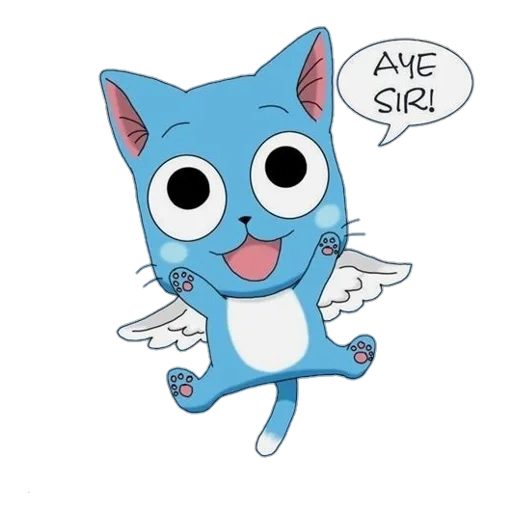 the tail of the fairy happy, happy fairy tail, fairy tail cat happy, happy fariy tale aga, happy fairy tail transparent background