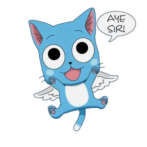 peri ekor happy, happy fairy tail, ekor kucing peri bahagia, ter ajia heterogen yang bahagia, happy tail fairy latar belakang transparan