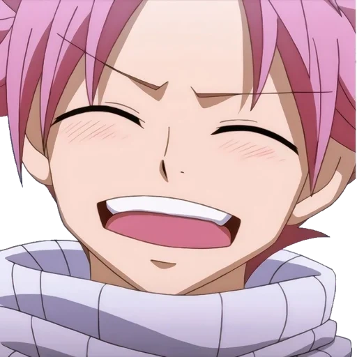 natsu, natsu dragneel, fairy tail natsu, natsu traîne un sourire, queue de fée de natsu rit