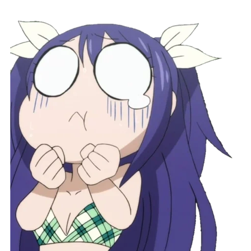 personnages d'anime, queue de fée wendy, anime de conte de fées, wendy tail of fairy ahegao, fairy tail wendy moments drôles