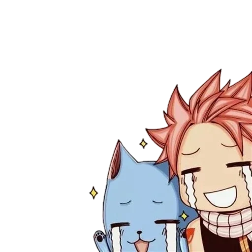 coda di fata, natsu felice, anime da favola, fata tail happy, fairy tail natsu happy