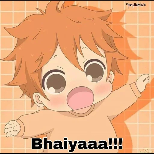 picture, hinata shoyo, anime boys, anime characters, hinata shoyo chibi