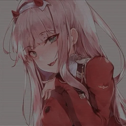 002 аниме, девушки аниме, гасай zero two, аниме персонажи, милый во франксе