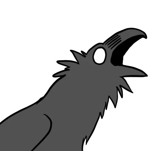 raven, dark, oiseau noir, oiseau à corneille, par les corbeaux de morteraphan