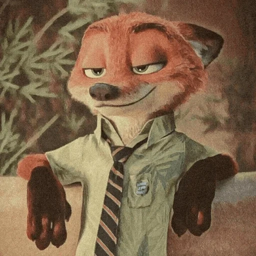 nick wilde, nick wilde, zéropolie, nick holopopolis, renard de zérolis