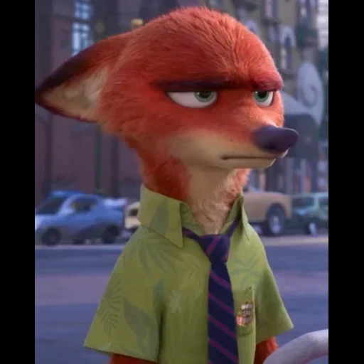 nick wilde, animal skins, 18 animal city, fox animal city, frey's beast