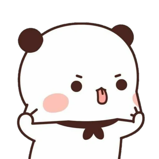 kawaii, gambar kawaii, gambar kawaii yang lucu, gambar panda lucu, panda adalah gambar yang manis