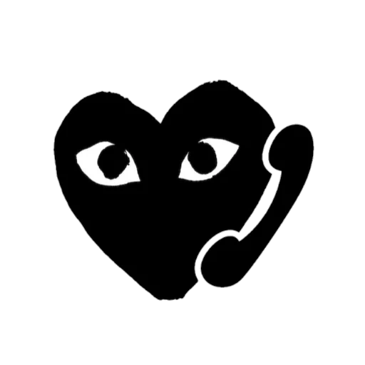 black heart, black heart e, comme des garçons, comme des garcons icon, play comme des garcons logo