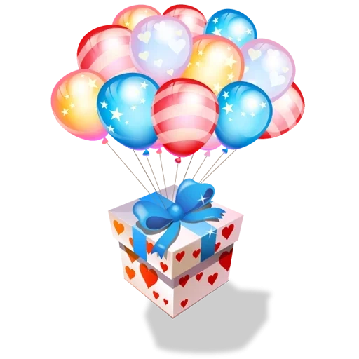 воздушный шар, подарок шарами, шарики подарки, гелиевые шарики, коробка сюрприз воздушными