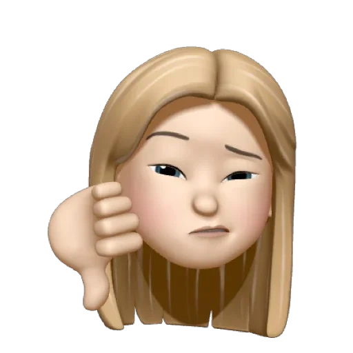 asiatique, emoji, face emoji, emoji girl brown hair