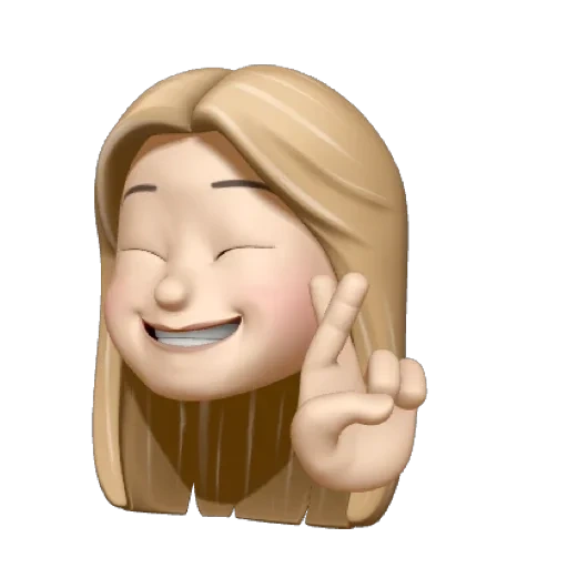 fille, pomme emoji, iphone emoji, pajing margot, animoji memoji