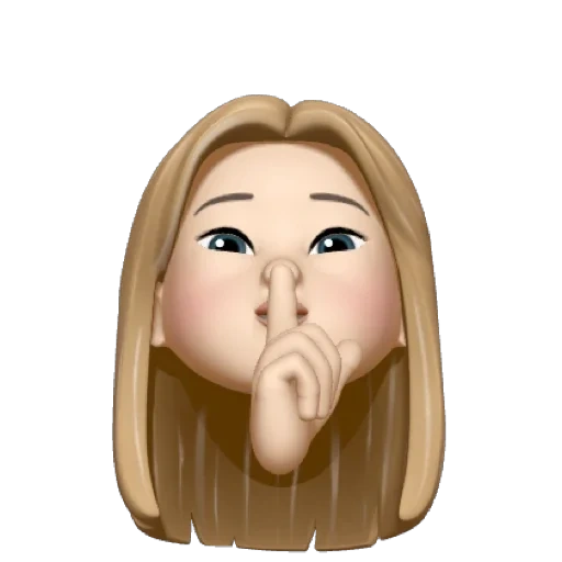 memoji, menina, pessoas, menina, criança